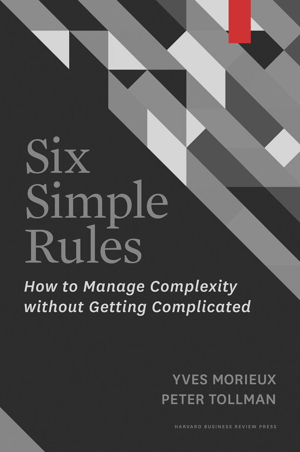 Six Simple Rules book cover bw