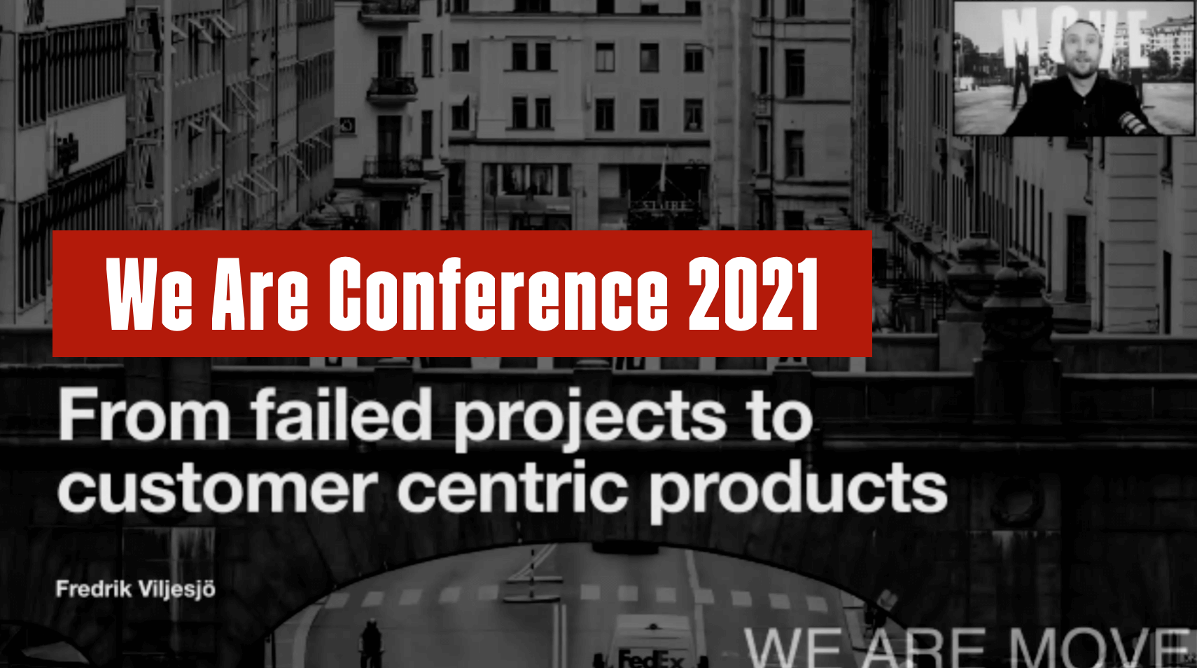 Want to go from from failed projects to customer centric products? Watch this video from this years We Are Conference with Fredrik Viljesjö.